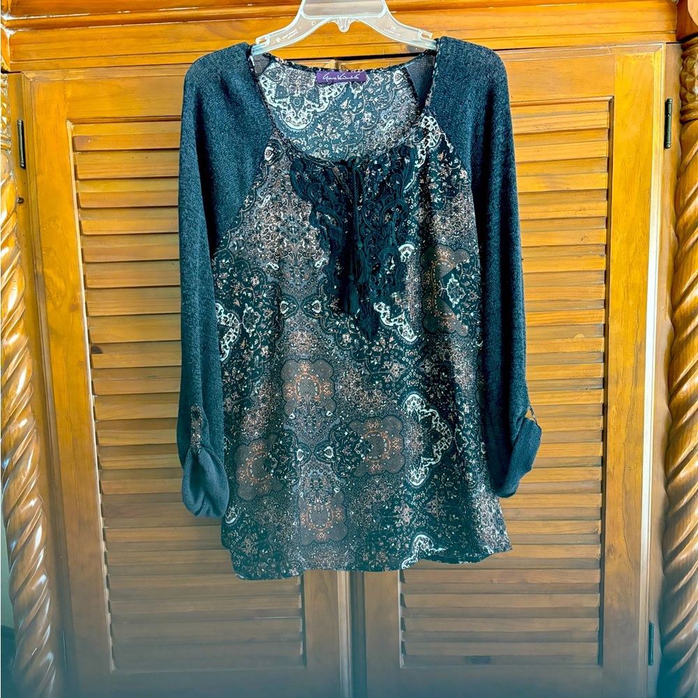 Ladies shirt with Raglan sleeves - XL